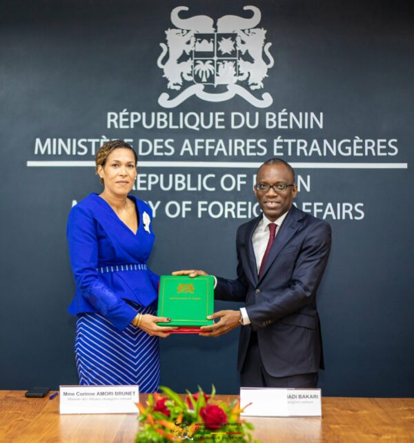 Corinne Amori Brunet, Bénin, diplomatie